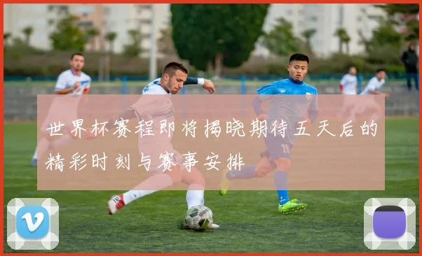 世界杯赛程即将揭晓期待五天后的精彩时刻与赛事安排